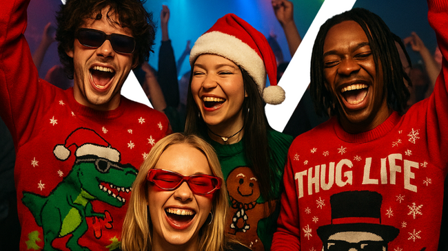 Ugly Christmas Sweater Party - Millenials