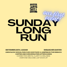 First Ever Sunday Long Run (+ Eisbach & Kaffee)