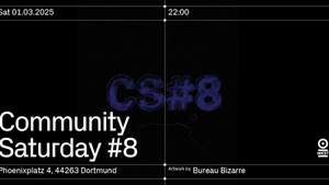 Community Saturday #8 – Free Entry