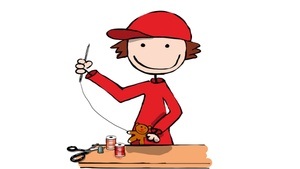 Unsere Weihnachtswerkstatt: Kinder Nähkurs Weihnachtszauber mit Stoff und Faden