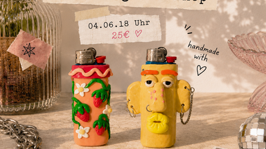 Fimo DIY Feuerzeug Workshop
