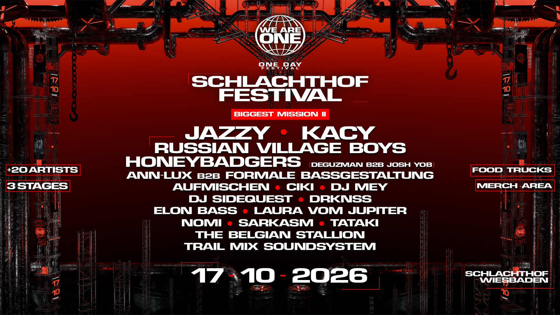 WE ARE ONE x SCHLACHTHOF FESTIVAL w/ JAZZY, RUSSIAN VILLAGE BOYS