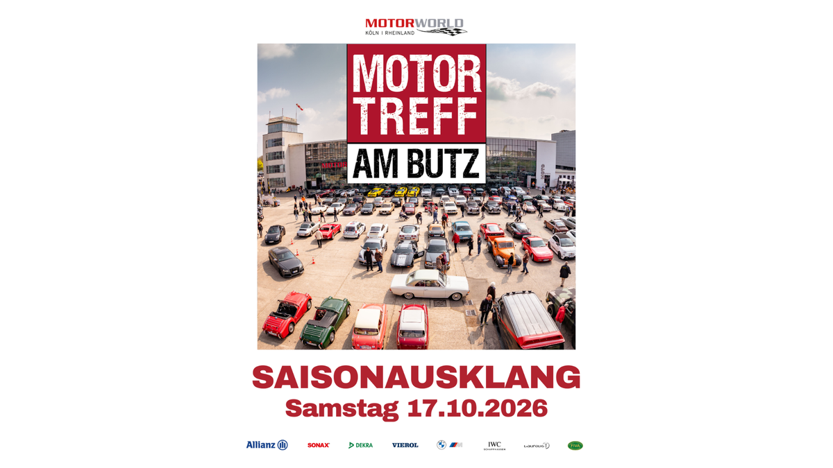Titelbild der Veranstaltung Saisonausklang – Motortreff am Butz