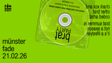 brat party • w/ charli xcx & other brat coded artists • münster