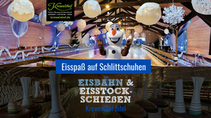 Eisbahn & Eisstockschießen auf dem Krewelshof Eifel