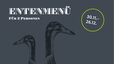Entenmenü in der Adventszeit