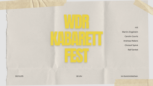 Das WDR-Kabarett Fest mit Martin Zingsheim