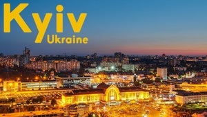 Kyiv, Ukraine, 3 Jahre nach Kriegsbeginn