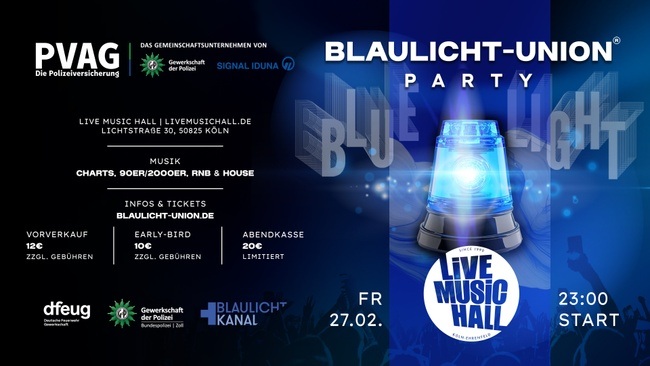 Blaulicht-Union Party - Köln