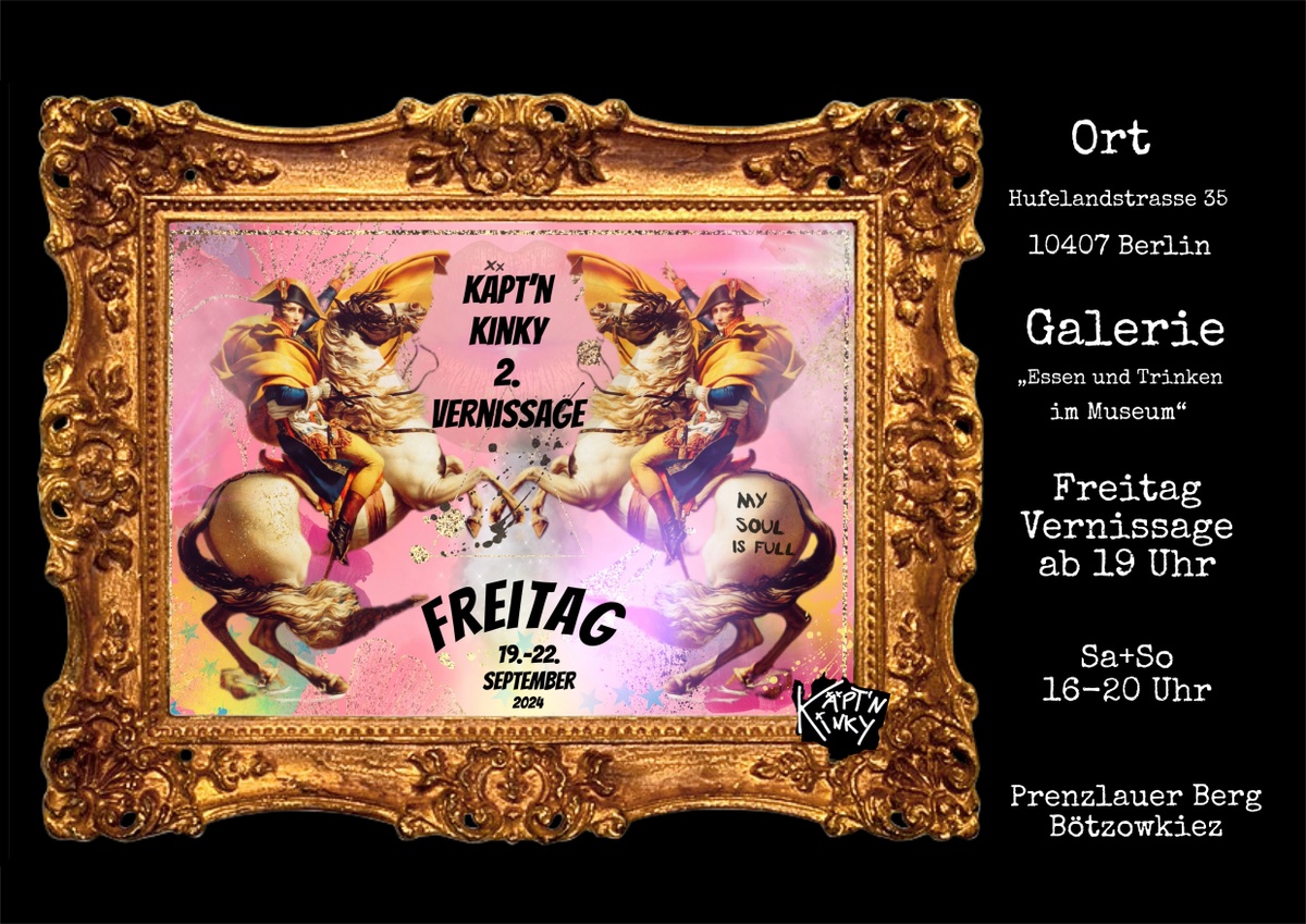 Vernissage Käpt‘n Kinky 2024