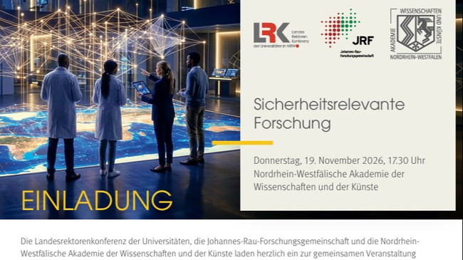 Sicherheitsrelevante Forschung – Wie wirkt die Zeitenwende auf die Wissenschaft in NRW?