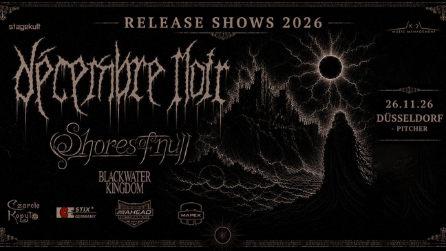 DÉCEMBRE NOIR + SHORES OF NULL + BLACKWATER KINGDOM