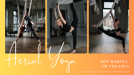 Aerial Yoga mit Marina