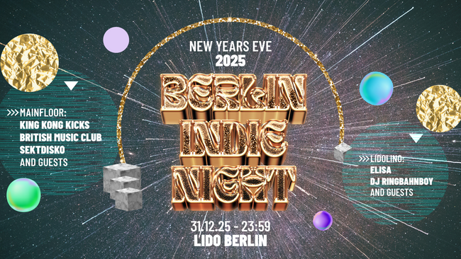 Berlin Indie Night • Silvester 2025 • Berlin