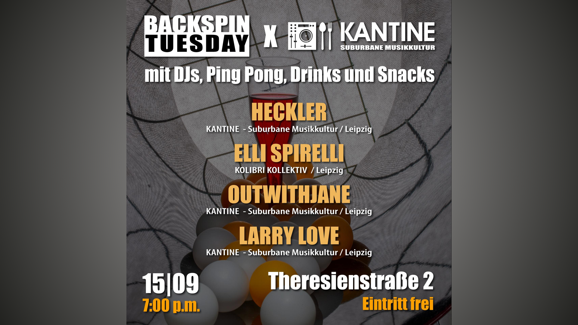 Backspin Tuesday x KANTINE