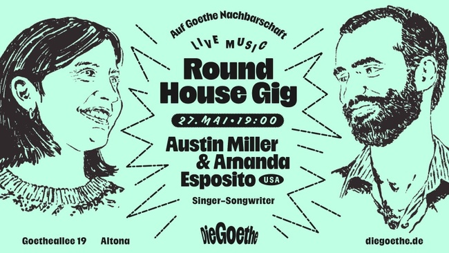WOHNZIMMERKONZERT - Austin Miller & Amanda Esposito