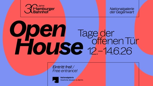 "Open House. Tage der offenen Tür“ im Hamburger Bahnhof