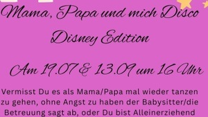 Die Disco für Mamas, Papa sowie Dein/e Kind/er   Disney Edition