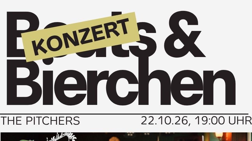 Konzert&Bierchen mit The Pitchers