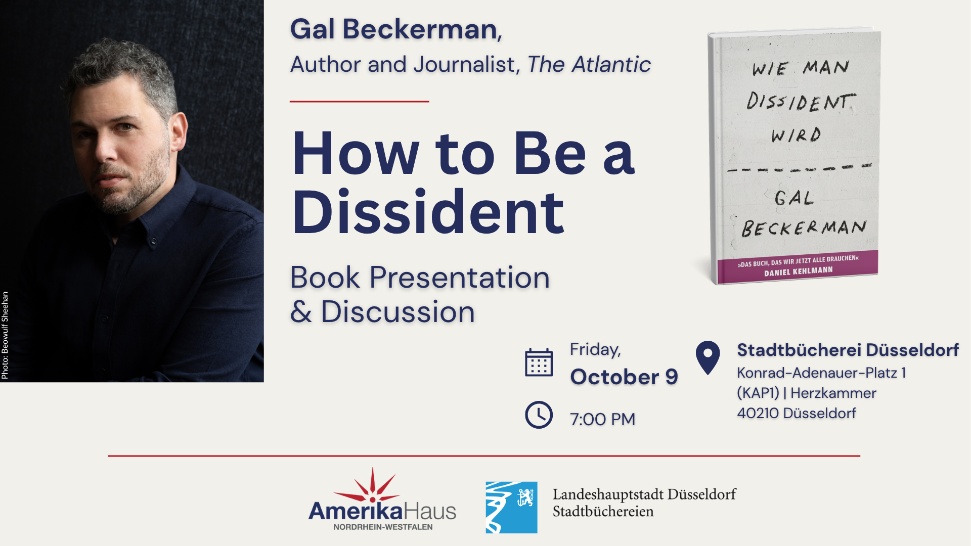 Book Presentation & Discussion of "How to Be a Dissident"