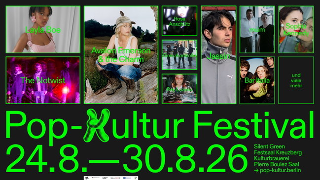 múm performs »Sonnenuhr« ・ Pop-Kultur Festival 2026