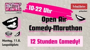 'Beste' Comedy Open Air-Marathon - Stand up 10-22 Uhr mitten auf dem Leopoldplatz
