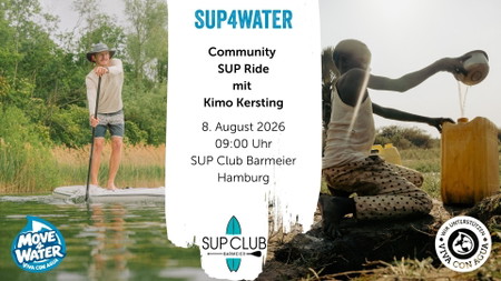 SUP4WATER - Community Stand Up Paddle Ride mit Kimo Kersting