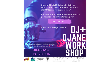 DJ/DJane Workshop für 12-19 Jährige