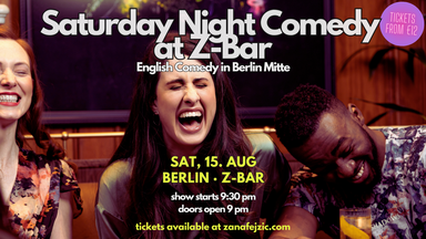 Saturday Night Comedy at Z-Bar: English Comedy (Berlin Mitte)