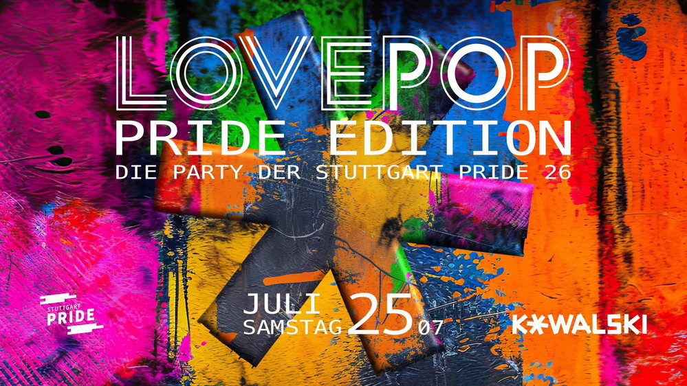 LOVEPOP PRIDE EDITION - DIE PARTY DER STUTTGART PRIDE 2026