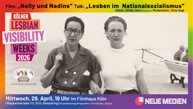 Film "Nelly und Nadine" - Talk "Lesben im  Nationalsozialismus"