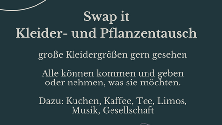 Swap it - Kleidertausch