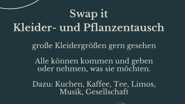 Swap it - Kleidertausch