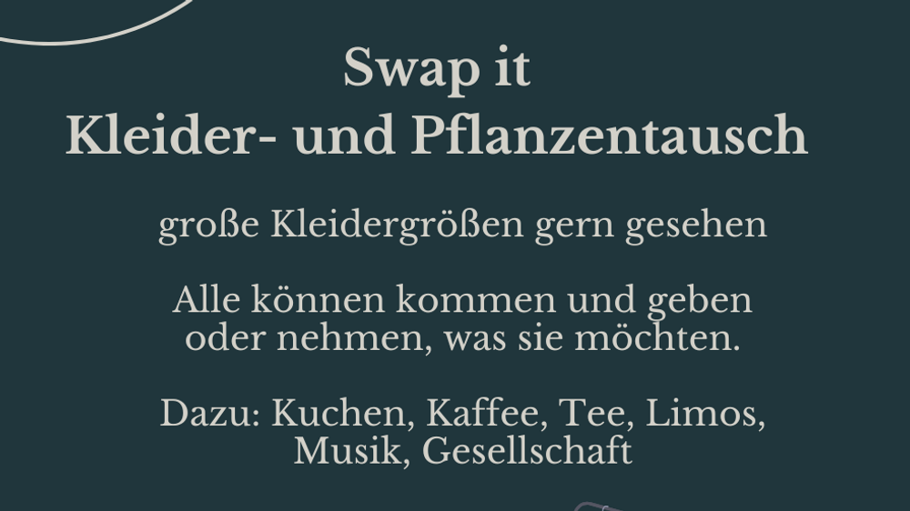 Swap it - Kleidertausch