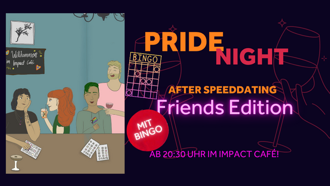 Bingo Pride Night - After Speed Dating - Friends Edition