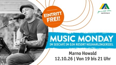 Marno Howald zum Music Monday im Seecafé im DJH Resort