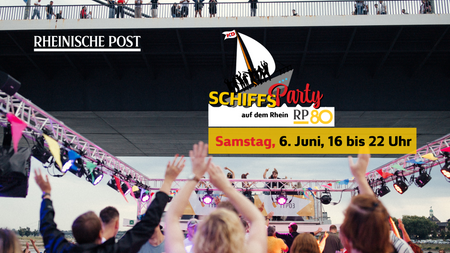Schiffsparty auf dem Rhein | Partyschiff der Rheinischen Post