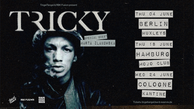TRICKY – LIVE 2026! | Köln