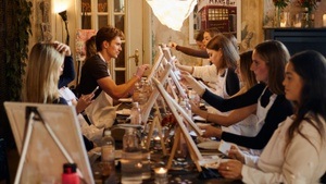 Malworkshop mit Karen Reese auf dem Markt der Møglichkeiten