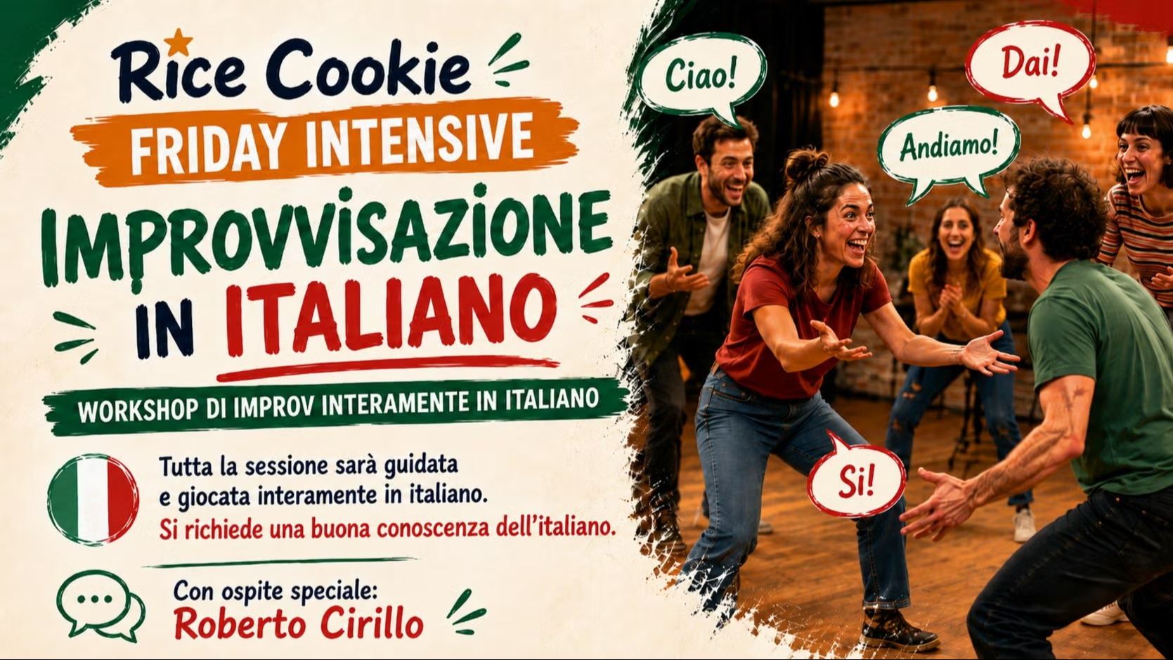 Rice Cookie - Improv in Italiano