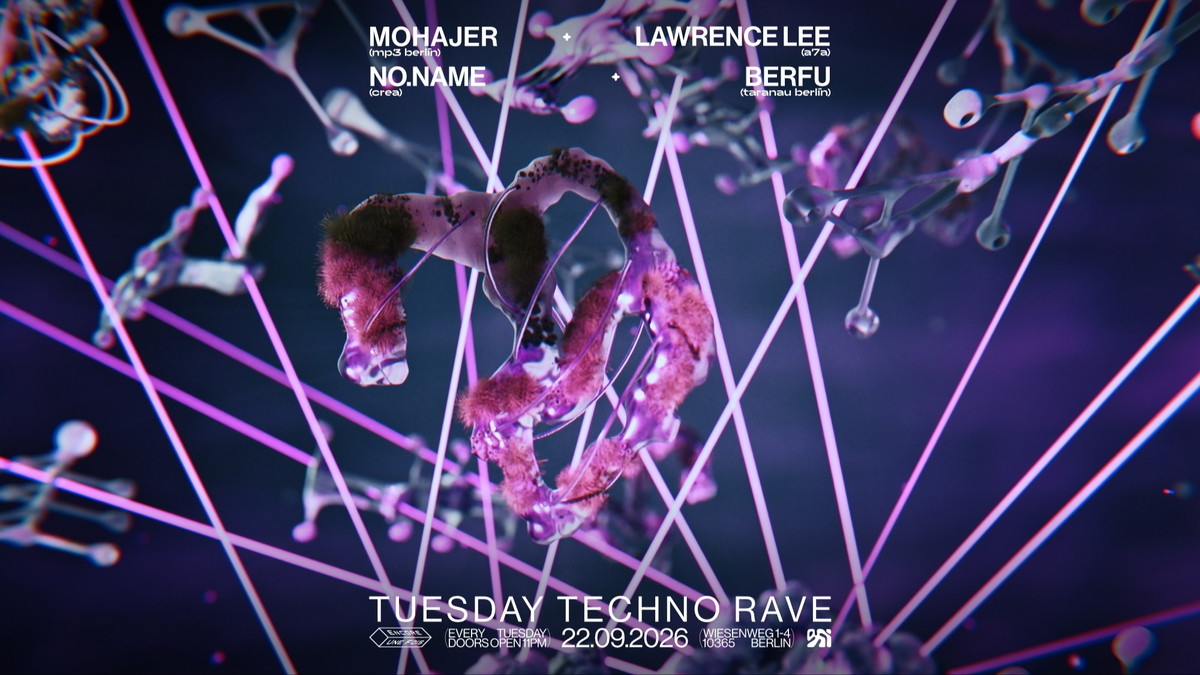 Titelbild der Veranstaltung ✦encore.une.fois✦ / TUESDAY TECHNO RAVE