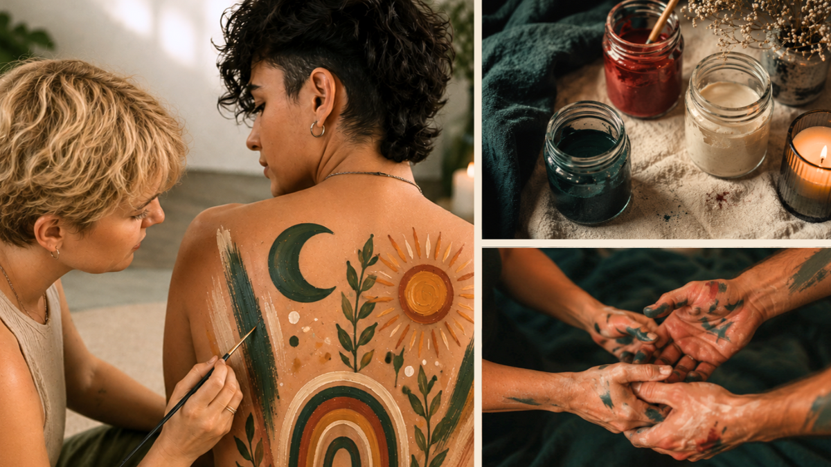 Queer Bodypainting Experience – Selbstausdruck & Safe Space