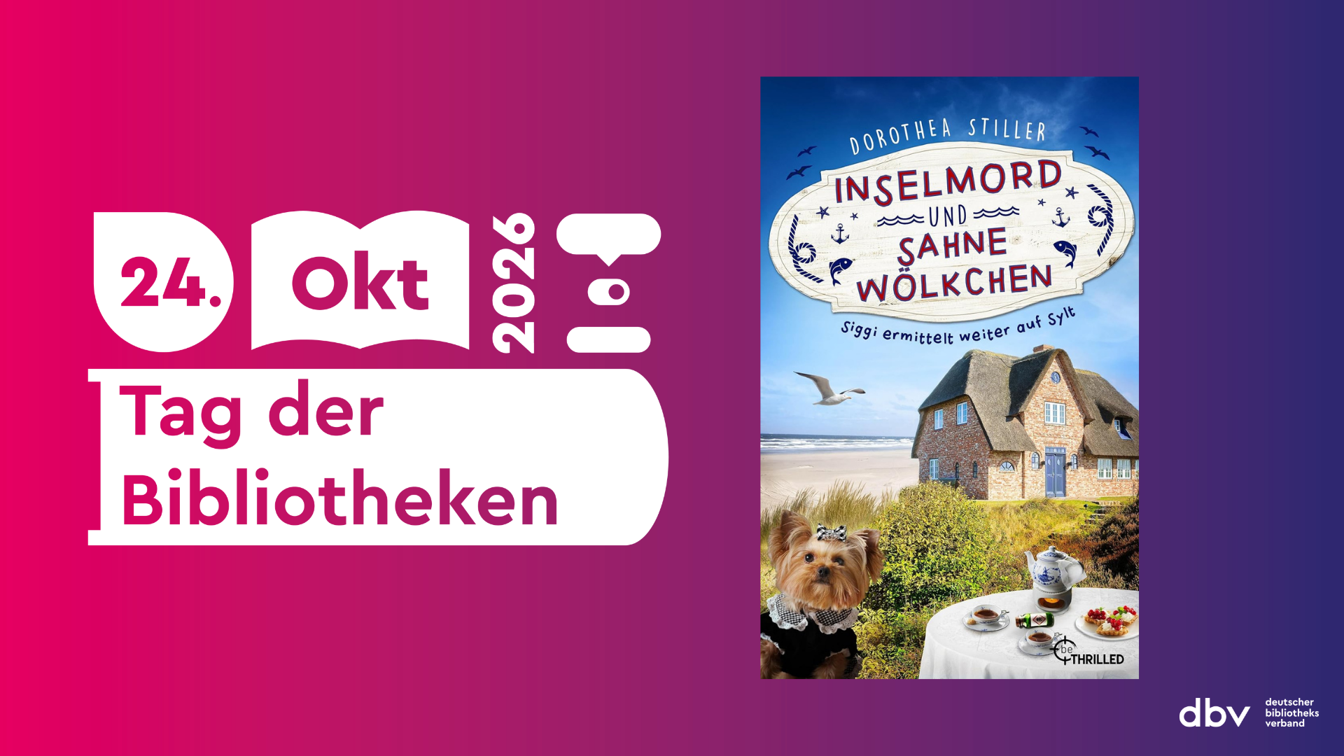 Lesung mit Dorothea Stiller aus "Inselmord und Sahnewölkchen"
