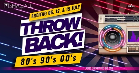 THROW BACK! - 80's 90's 00's