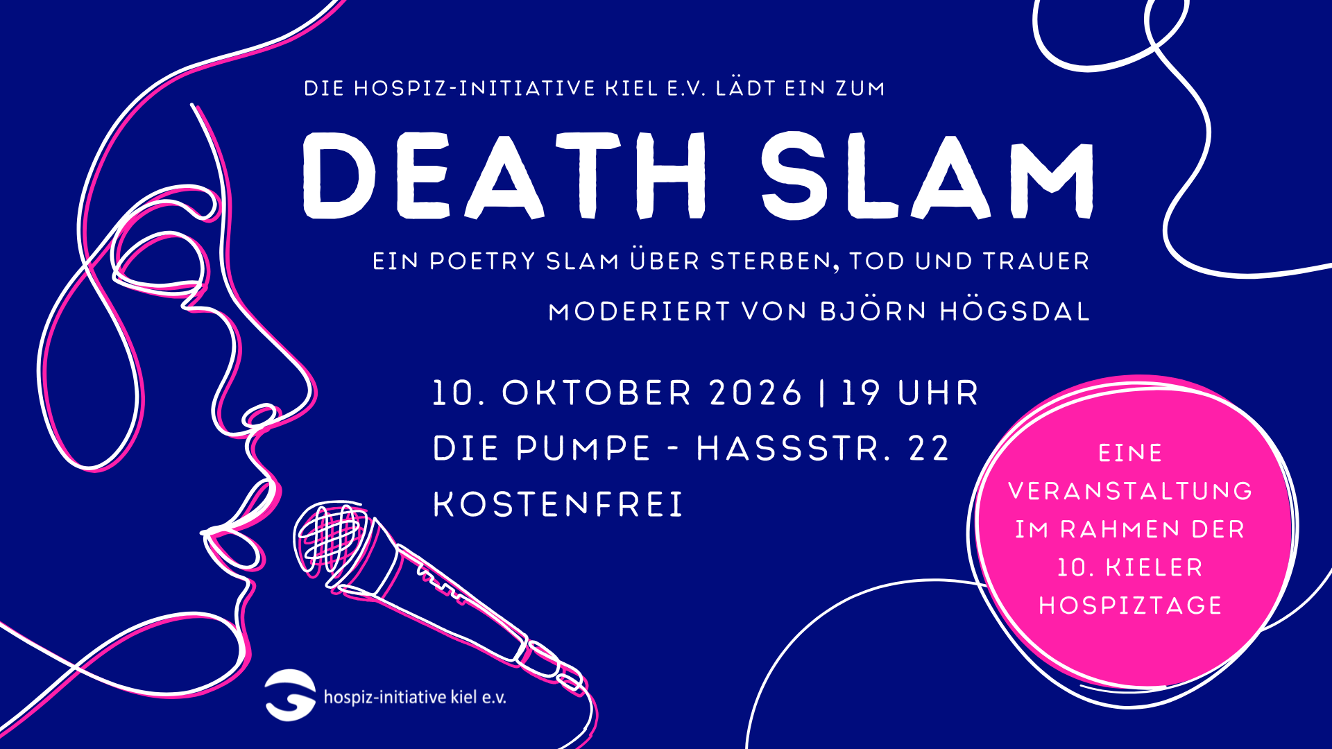 Die hospiz-Initiative kiel e.v. lädt ein zum „Death Slam“