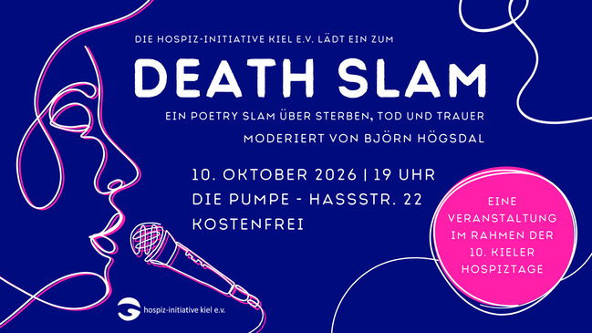 Die hospiz-Initiative kiel e.v. lädt ein zum „Death Slam“