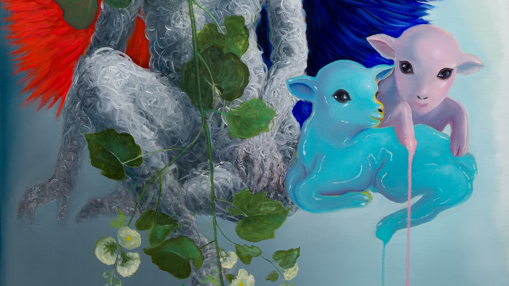 Vernissage - Duong Thuy Duong - Der Blaue Schatten wirft Rote Realität