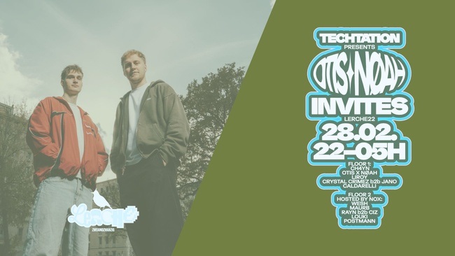 Techtation pres. Otis x Nøah Invites