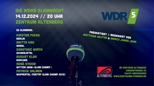 Die lange WDR5 Poetry Slam Nacht