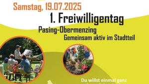 Melde dich an zum 1. Freiwilligentag Pasing-Obermenzing!